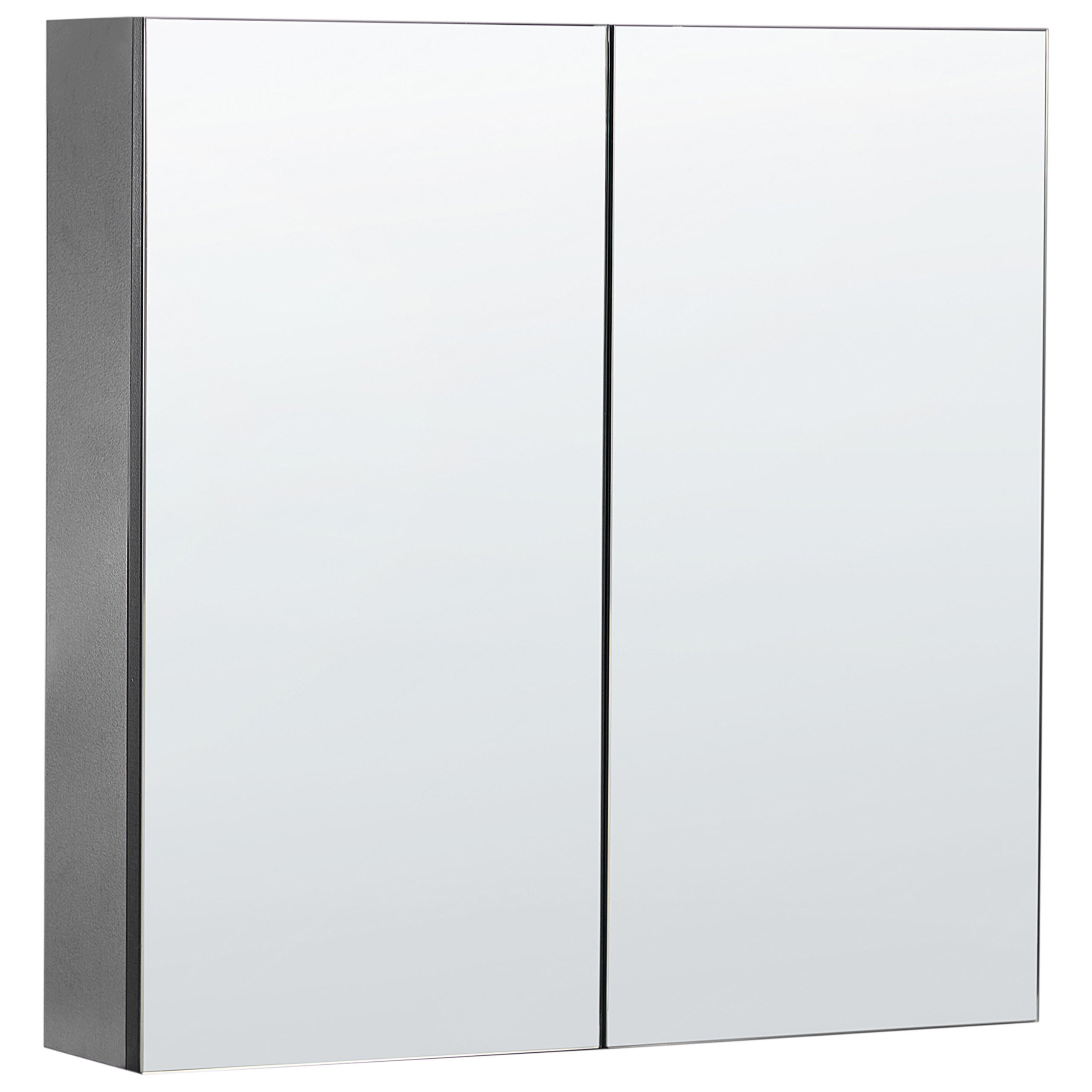 DULAP CU OGLINDA PENTRU BAIE 60/60 cm negru Navarra