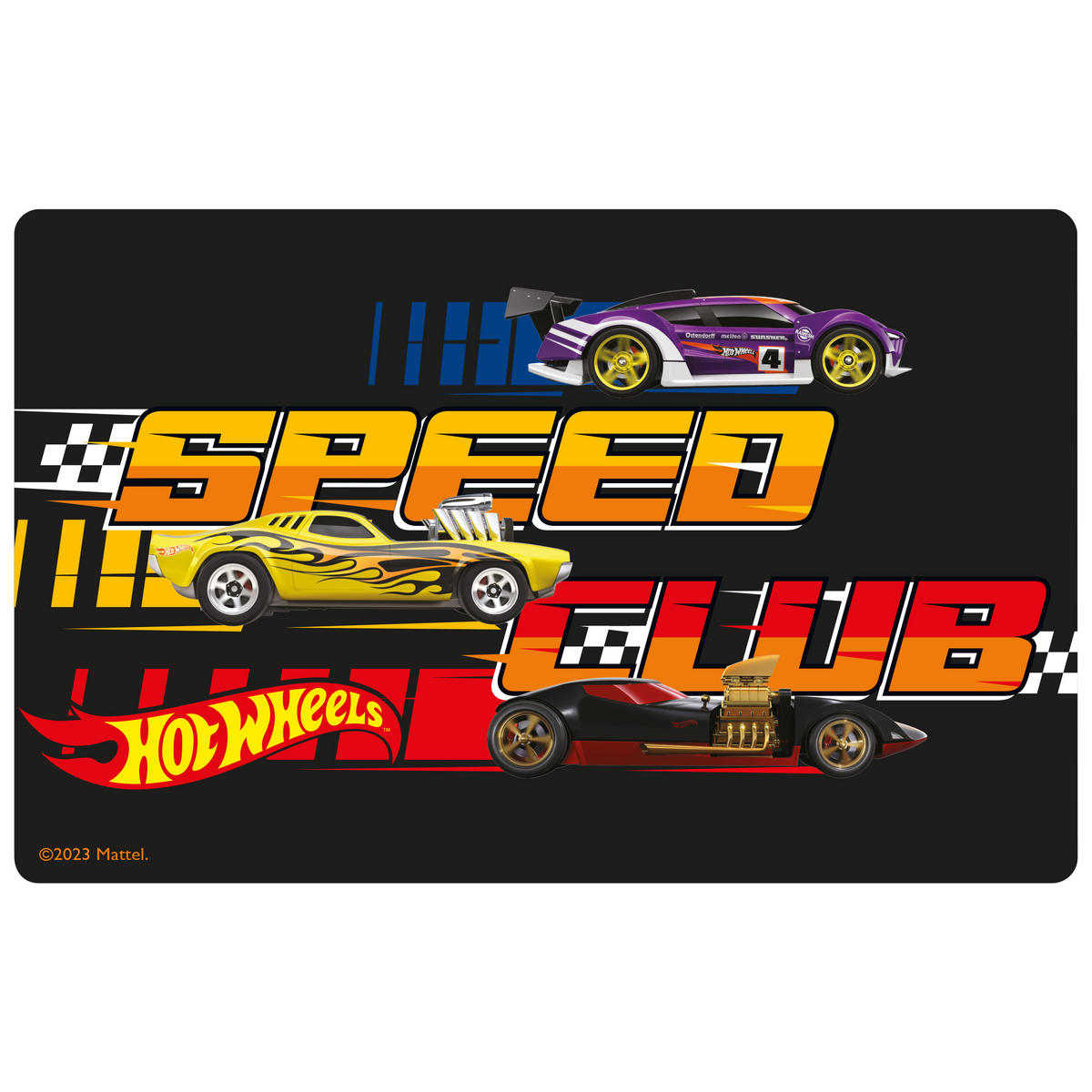BROTDOSE Hot Wheels Speed Club Blau 17,5 x 12,8 x 6,9 cm - Blau, Kunststoff (17.5/6.9/12.8cm) - Hot Wheels