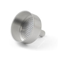 TRICHTER für Edelstahl Espressokocher 1 Tasse - Silberfarben, Metall - Bialetti