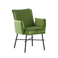 ARMLEHNSTUHL JÜRGEN Grün - Grün, Metall (63/84/63cm) - B&D Home