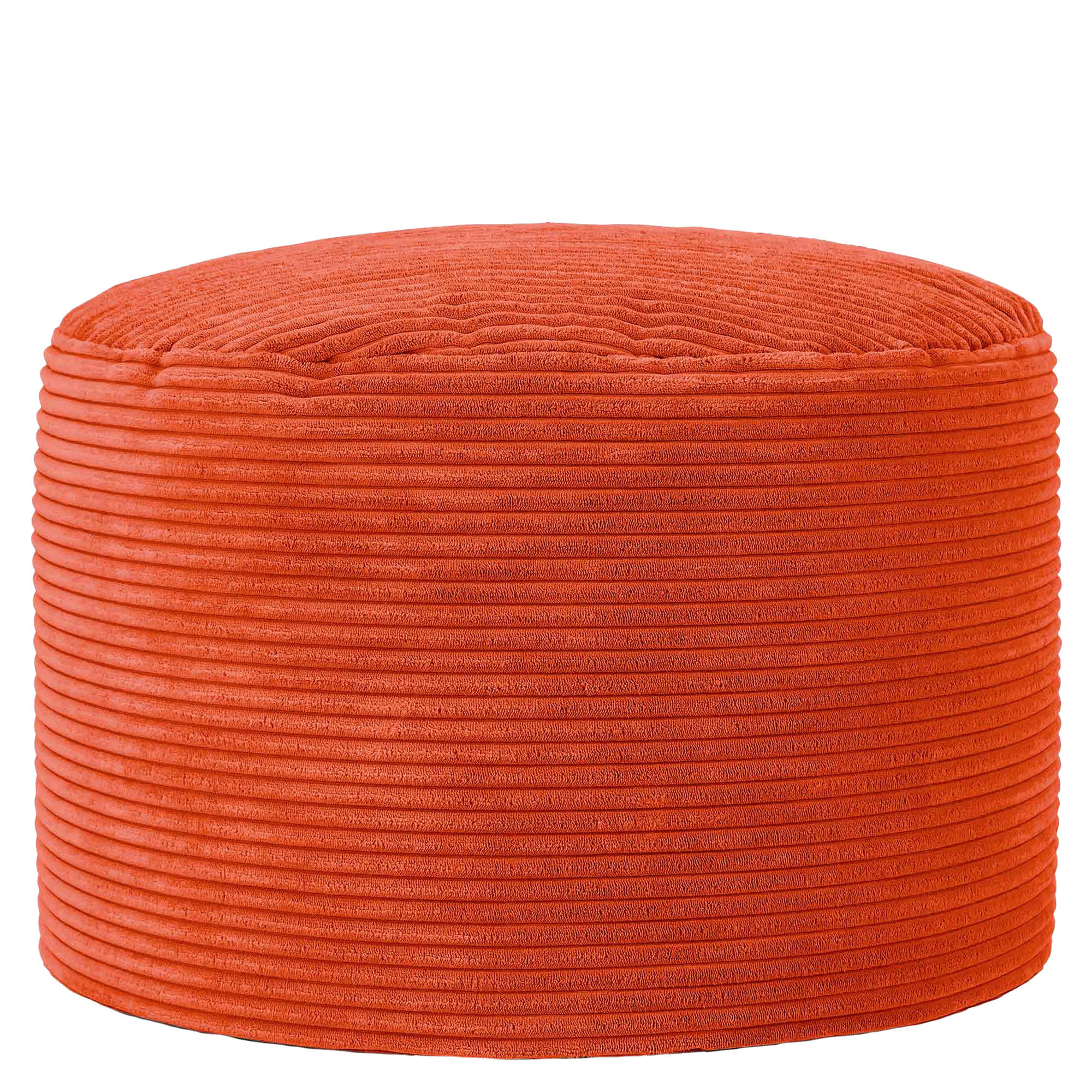 SITZPOUF Rund Milano - Terracotta, Textil (55/35/55cm) - icon