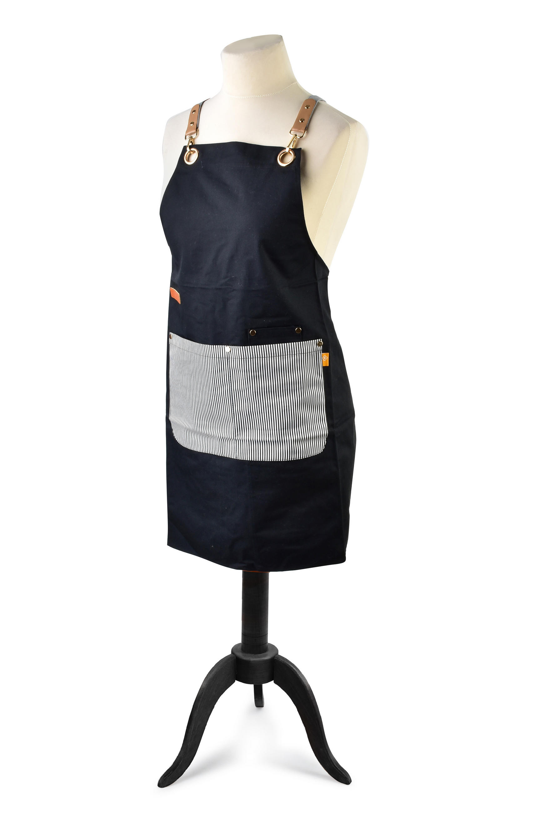 SCHÜRZE Mathilde Schwarz 78/70 cm Textilien - Schwarz, Textil (70/78cm) - Mondex