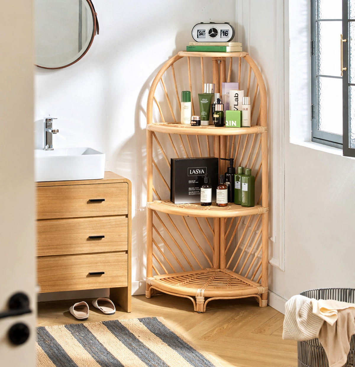 REGAL Braun - Braun, Holz (30/90/30cm) - Nordlys