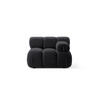 MODUL rechts Bellis aus Boucle graphit - Graphitfarben, Textil (94/70/94cm) - Micadoni