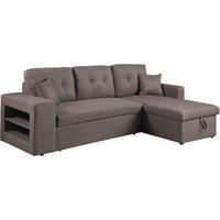 ECKSOFA axel Taupe - Taupe, Textil (146/233cm) - Habitat Garten