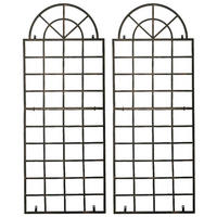 RANKGITTER 2er Set Metall bronze - Bronzefarben, Metall (70/180/1cm) - CLP