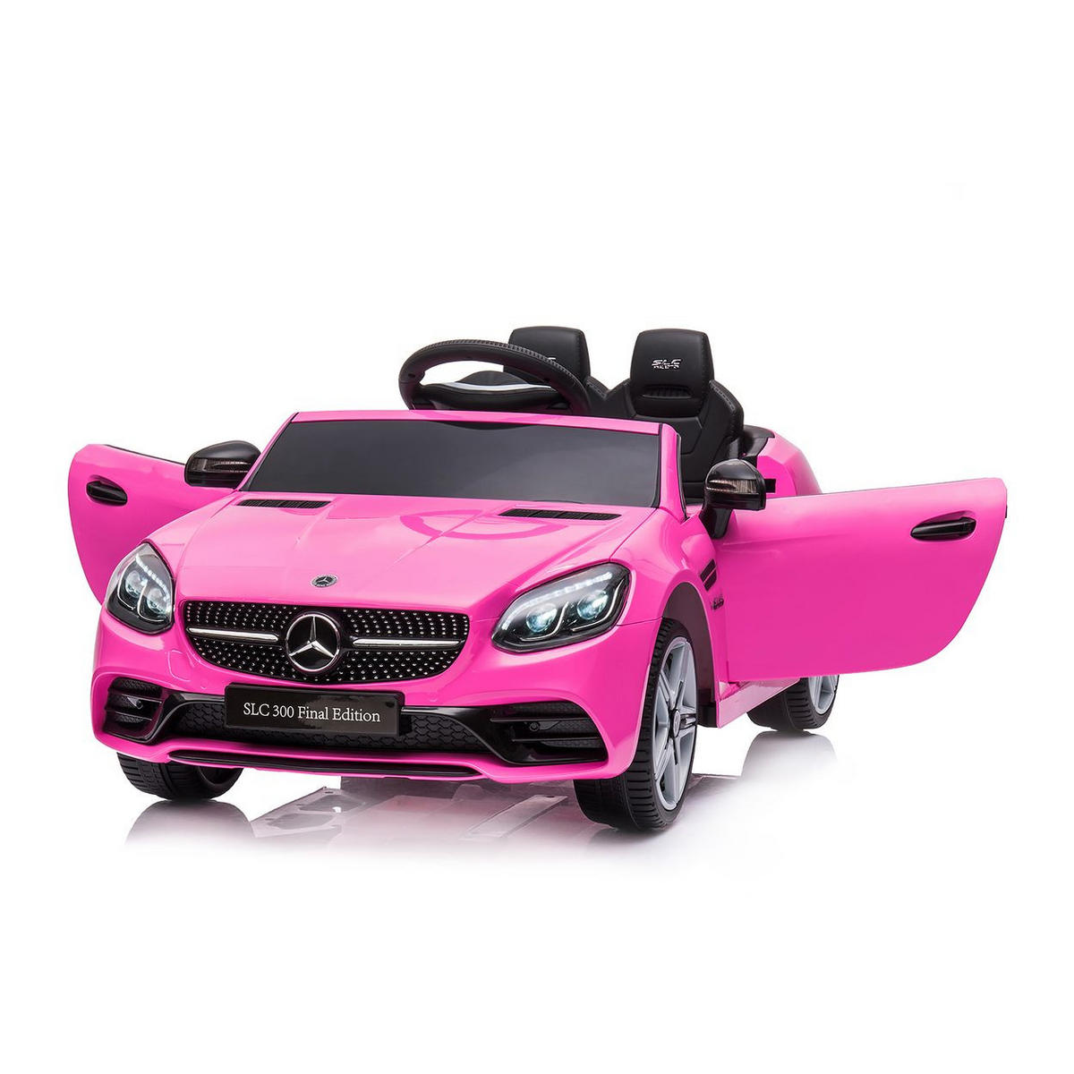 ELEKTROAUTO Mercedes SLC300 pink Fernbedienung MP3 Bluetooth - Rosa, Kunststoff (107/63/44cm) - Chipolino