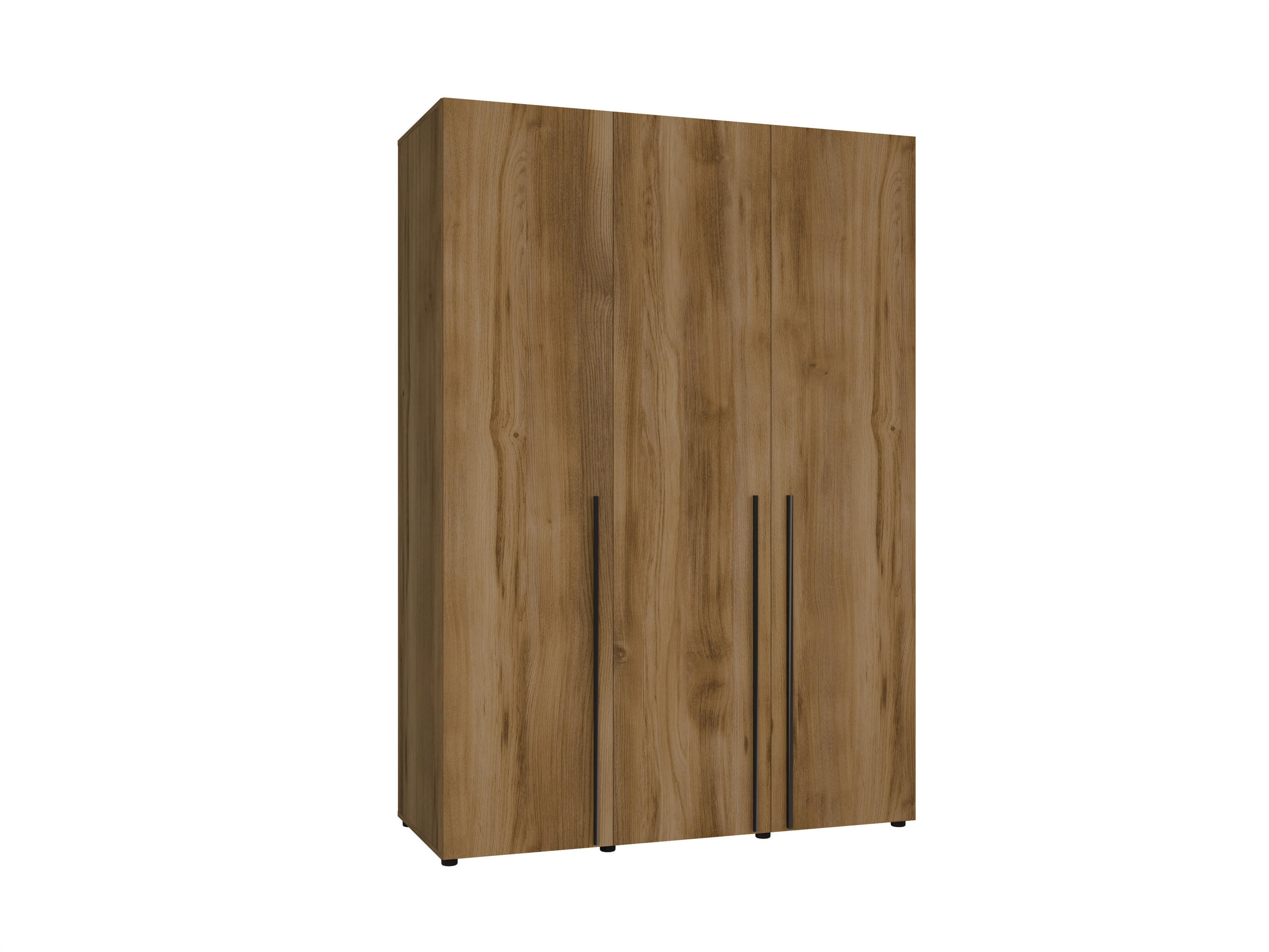 DREHTÜRENSCHRANK Arni Eiche Gold Barock - 150x206x60 cm - Eiche Artisan, Holzwerkstoff (150/206/60cm) - Ravio