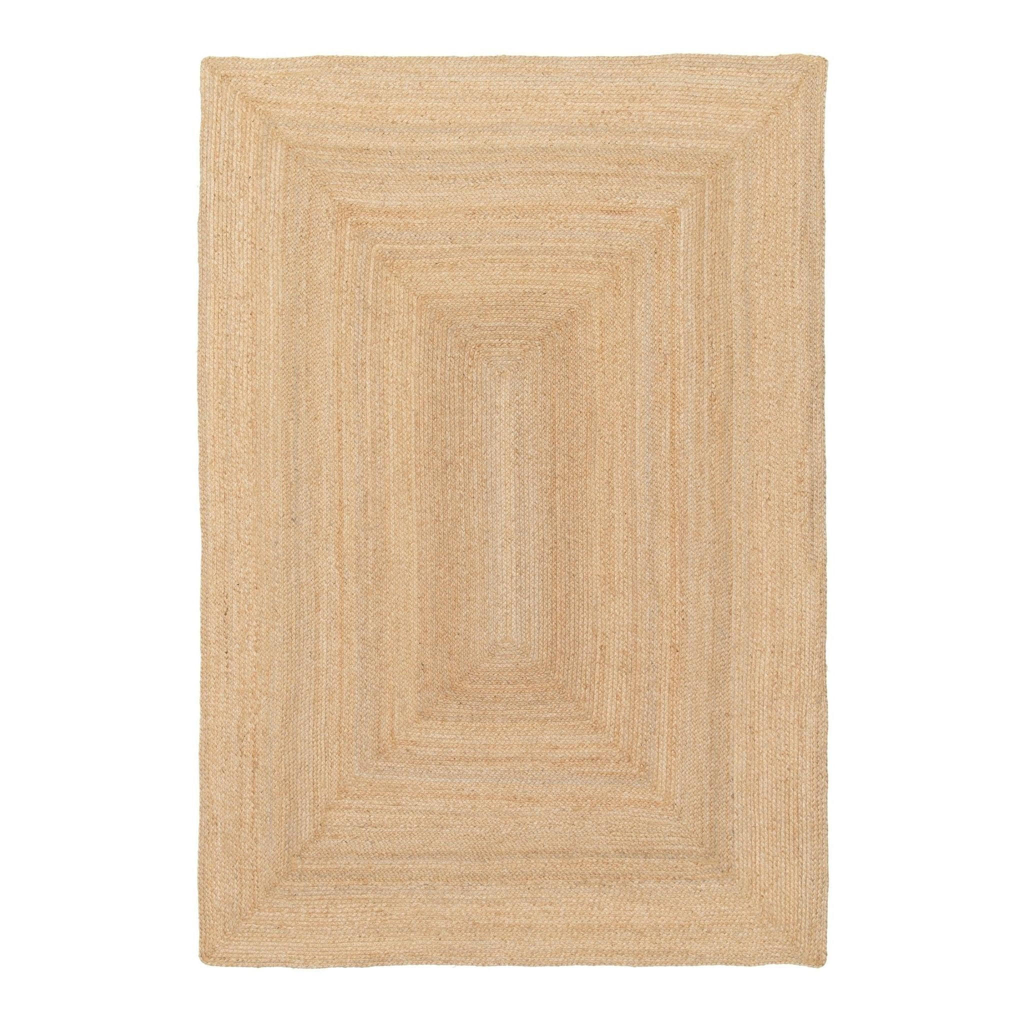 TEPPICH Design handgefertigt Jute beige - Beige, Naturmaterialien (120/170cm) - AFK Living