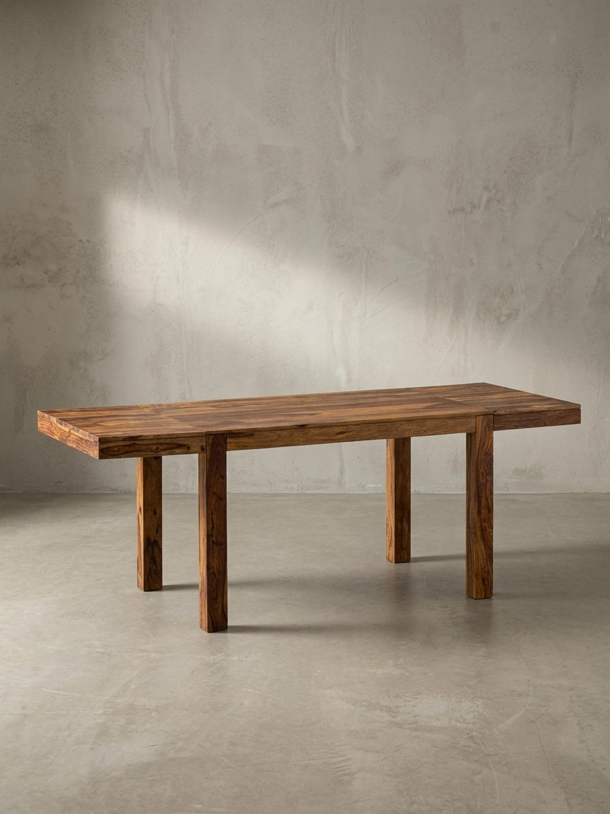 ESSZIMMERTISCH – Massivholz Braun 120–200 cm rechteckig verlängerbar - Braun, Holz (80/120/76cm) - KADIMA DESIGN