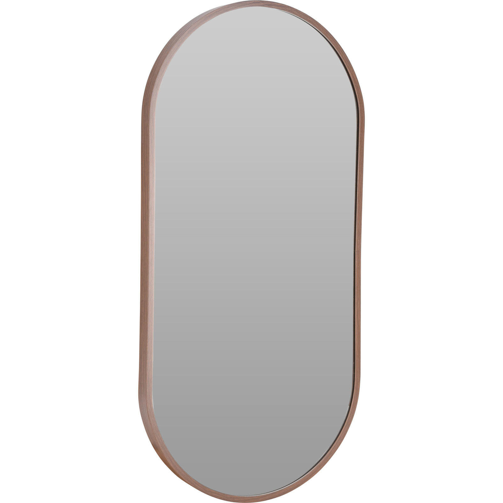 WANDSPIEGEL aus Aluminium in Dunkelbraun 2,5/30/60 cm - Braun, Metall (30/60/2.5cm) - Home Styling Collection