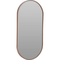 WANDSPIEGEL aus Aluminium in Dunkelbraun 2,5/30/60 cm - Braun, Metall (30/60/2.5cm) - Home Styling Collection