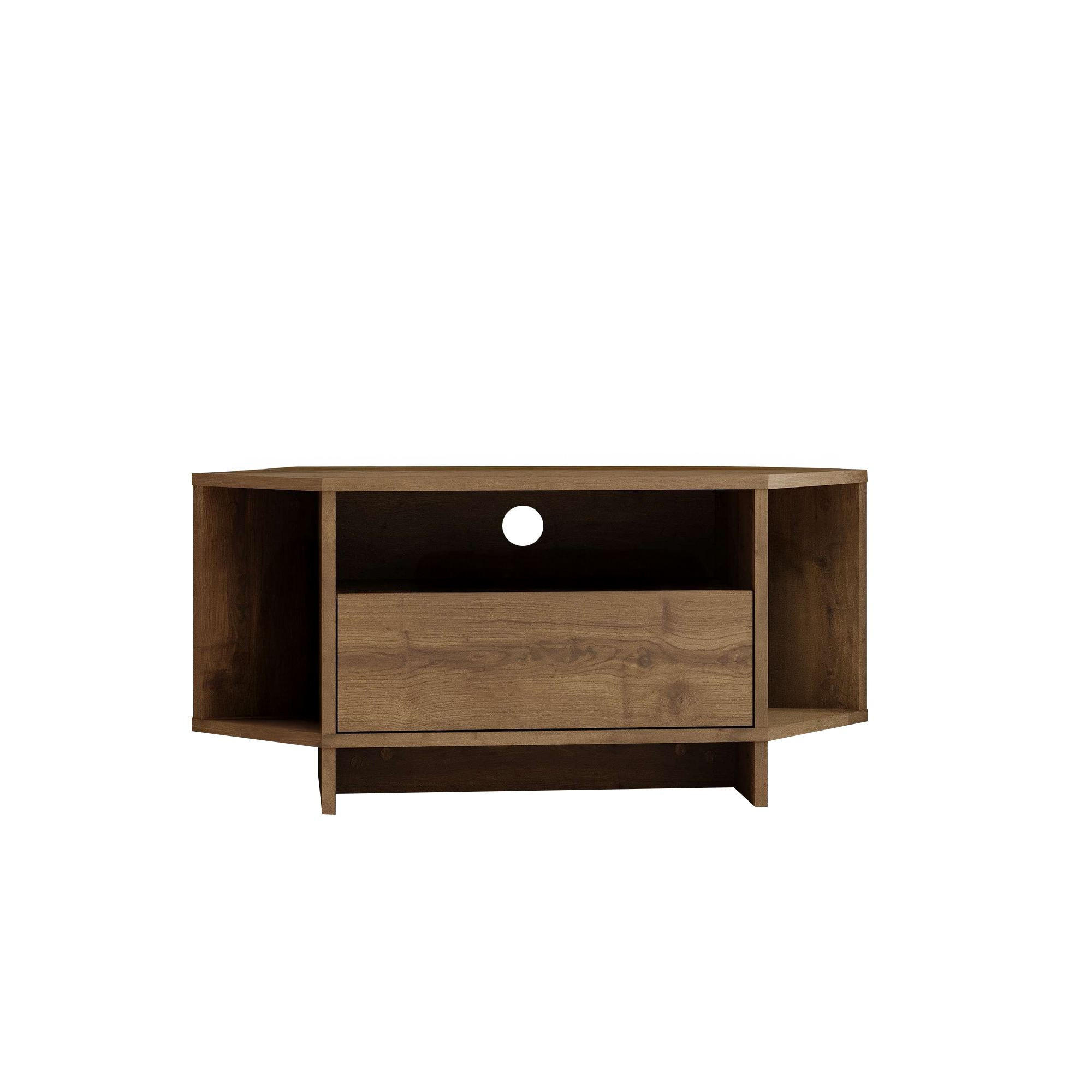 TV-MÖBEL viva Braun - Braun, Holz (35/45/95cm) - Habitat Garten
