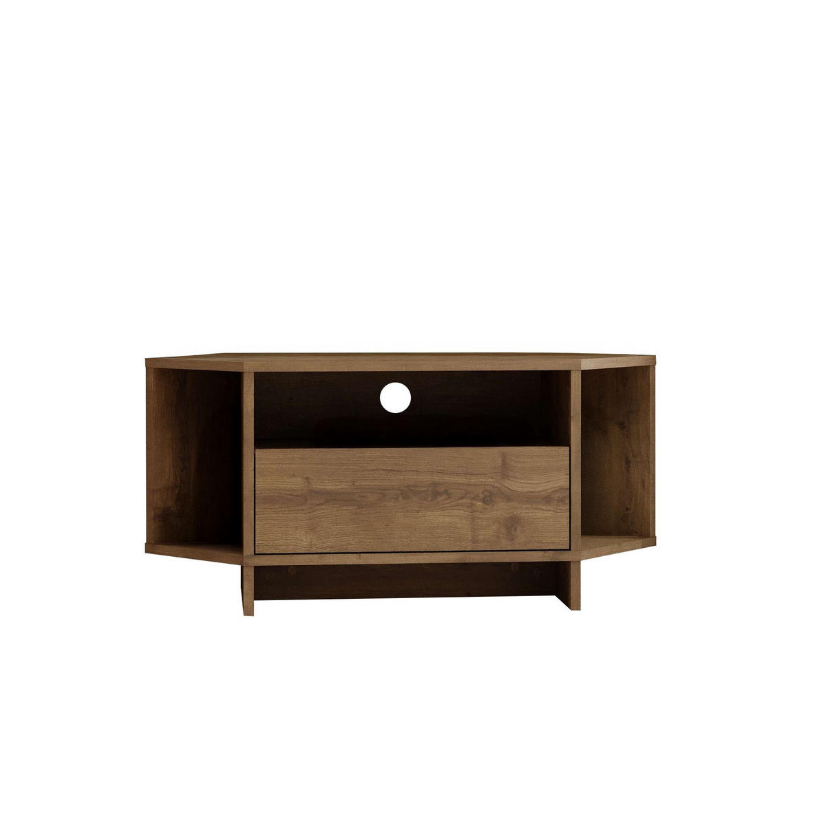 TV-MÖBEL viva Braun - Braun, Holz (35/45/95cm) - Habitat Garten