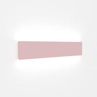 LED-WANDLEUCHTE Band L - Pink, Metall (50.4/11/3.6cm) - Lumicom