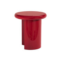 BEISTELLTISCH - 50 cmcm x 50 cmcm - Holz, Platte - Rot - SOBINA - Rot, Holz (50/50/46cm) - Vente-Unique