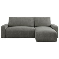 ECKSOFA ARGOS Grau Struktur - Schwarz/Grau, Kunststoff/Textil (245/150cm) - MKS