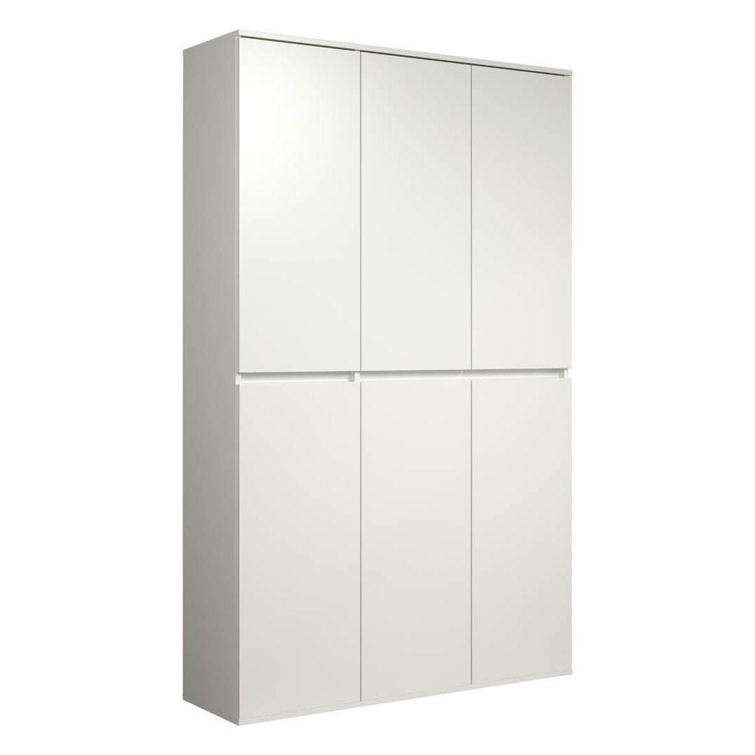 GARDEROBENSCHRANK Nevada Weiß - Weiß, Holzwerkstoff (111/191/34cm) - Trendteam