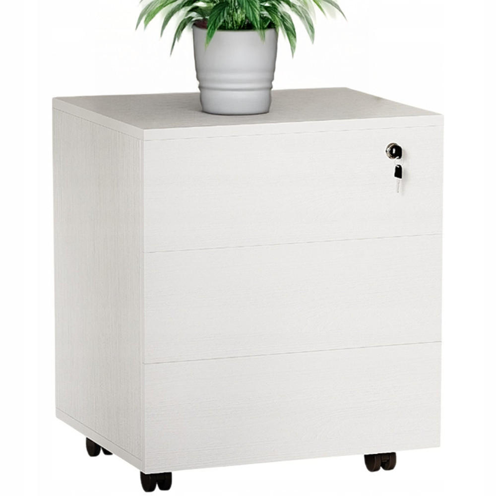 BÜROCONTAINER, weiß 45/58/40 cm - Weiß, Holzwerkstoff (45/58/40cm)