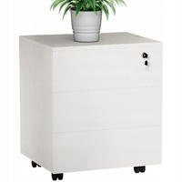 BÜROCONTAINER, weiß 45/58/40 cm - Weiß, Holzwerkstoff (45/58/40cm)