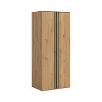 KLEIDERSCHRANK 2-türig TOFTA (B/H/T: ca. 80/192/56 cm) in Artisan Eiche Nachbildung/Artisan Eiche Nachbildung - Eiche Artisan, Holzwerkstoff (80/192/56cm)