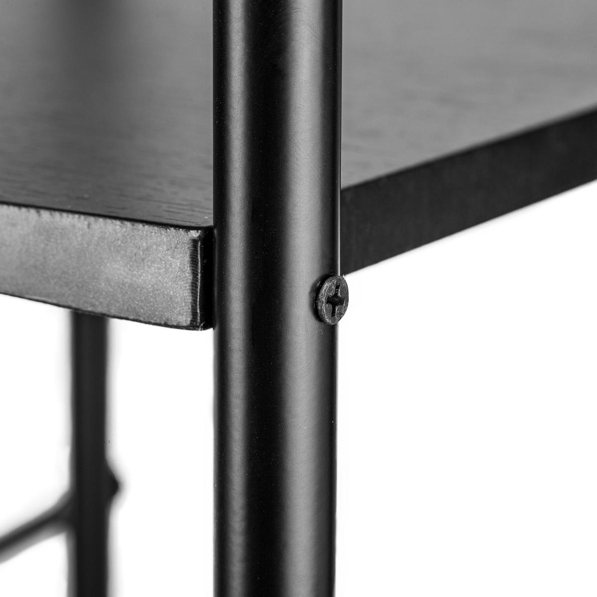 GARDEROBE Metall Schwarz - Schwarz, Metall (100/170/40cm) - Nordlys