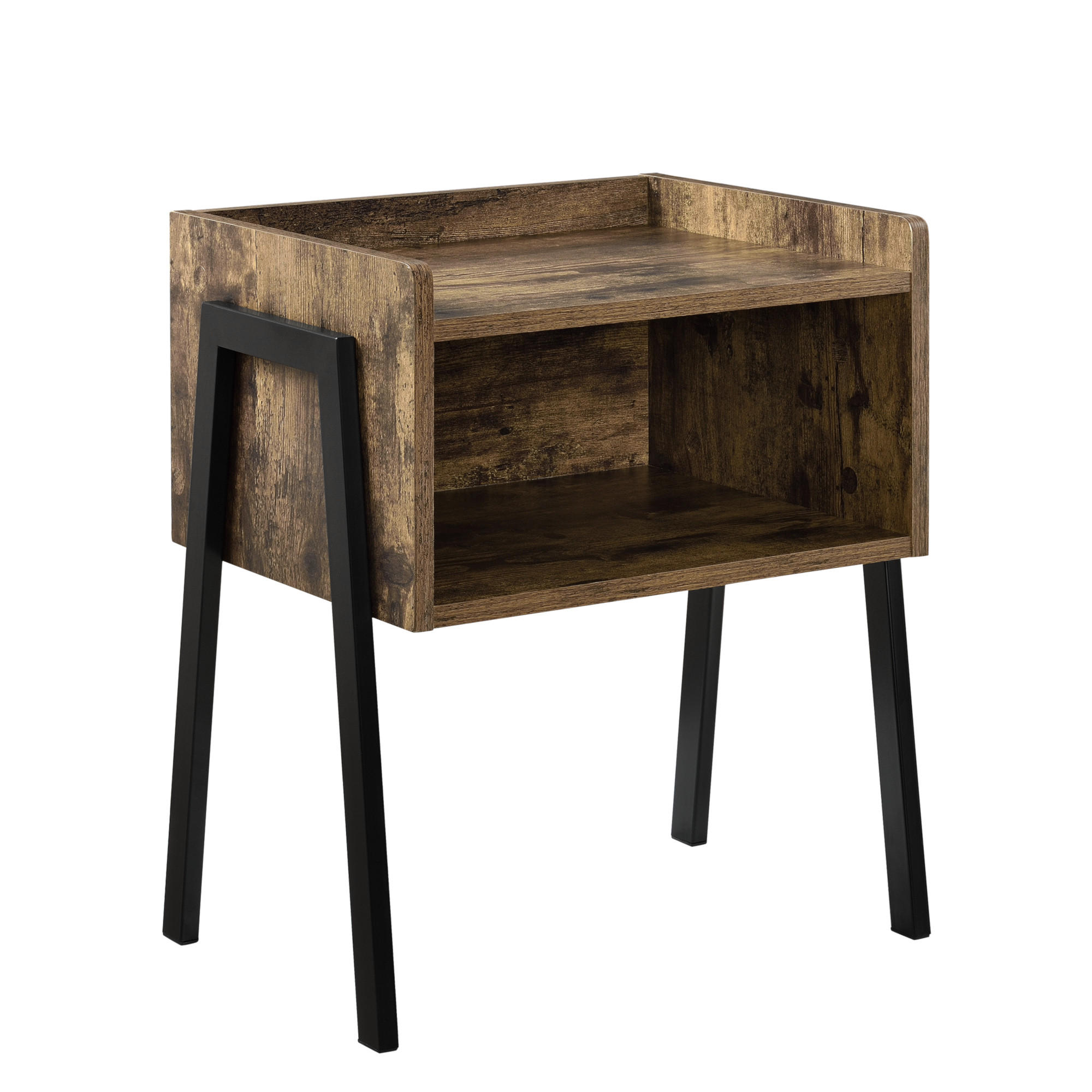 NACHTTISCH Andernach - Braun, Holzwerkstoff (42/52/35cm) - [en.casa]