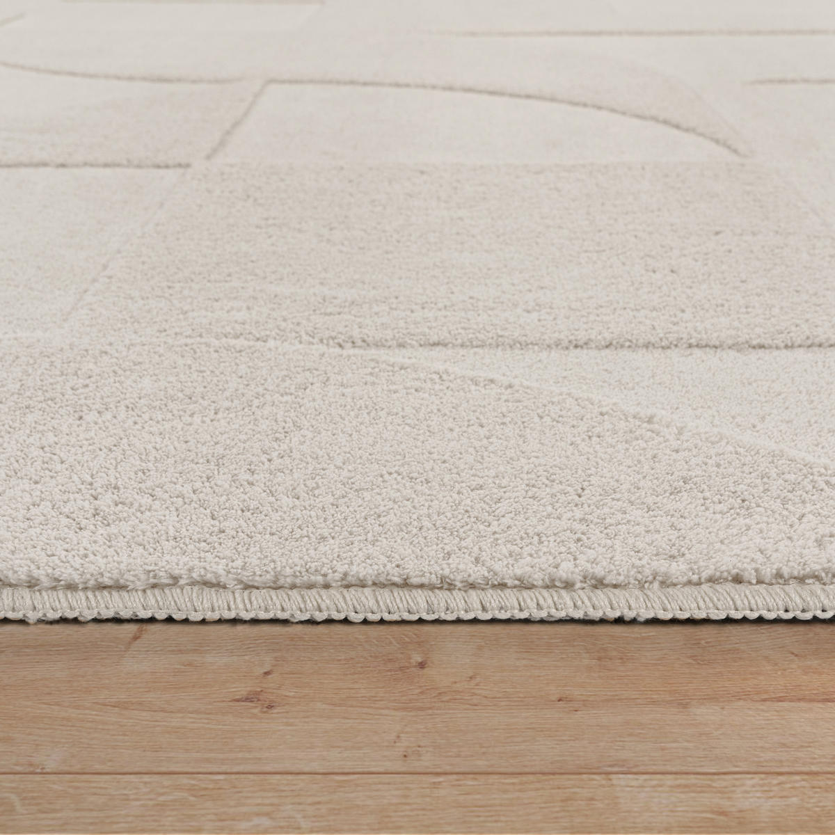 HOCHFLORTEPPICH 120/160 cm Tokio 472 - Creme, Textil (120/160cm) - Paco Home