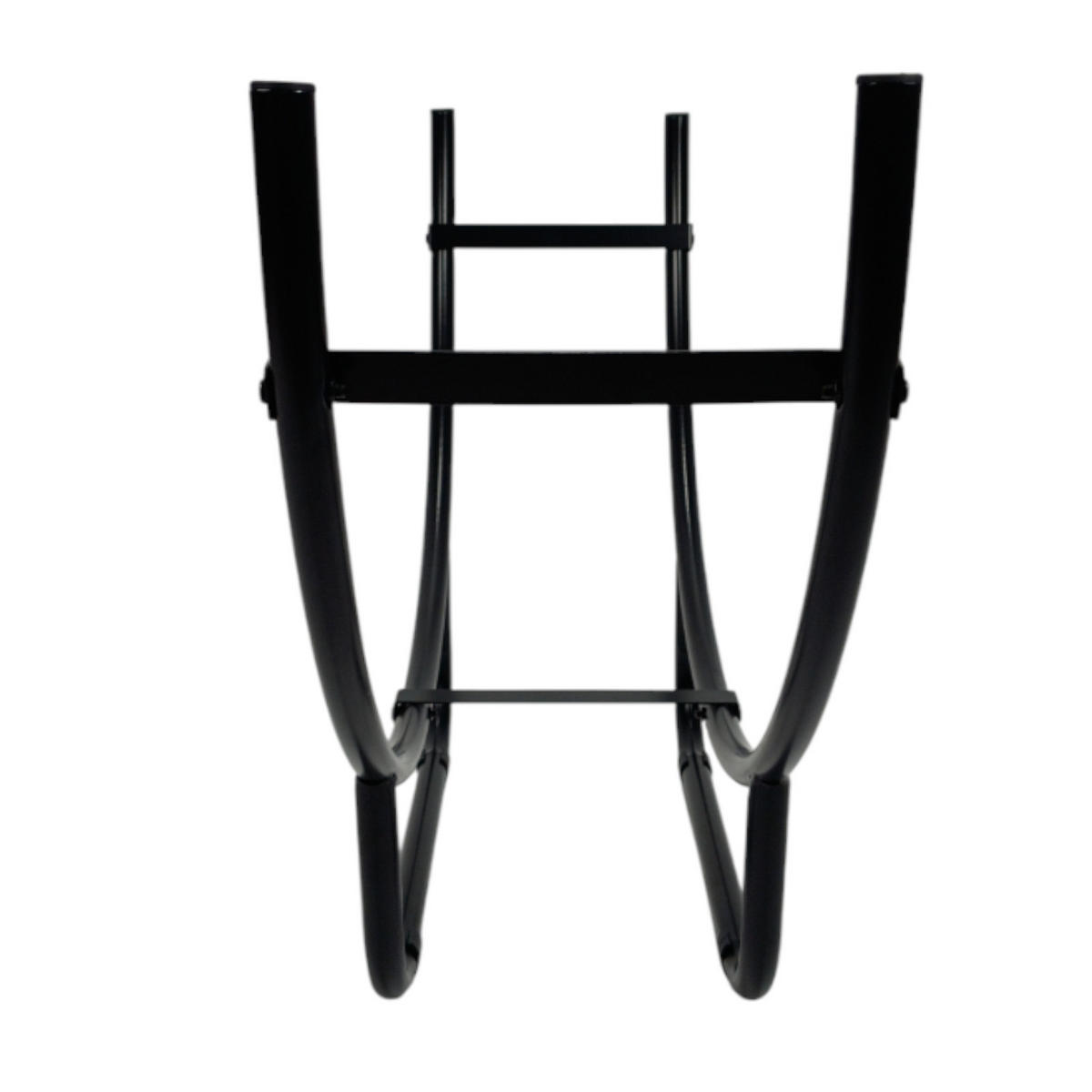 HOLZKORB Metall Schwarz 93×50×58 cm - Schwarz, Metall (93/58/26cm) - Begryf