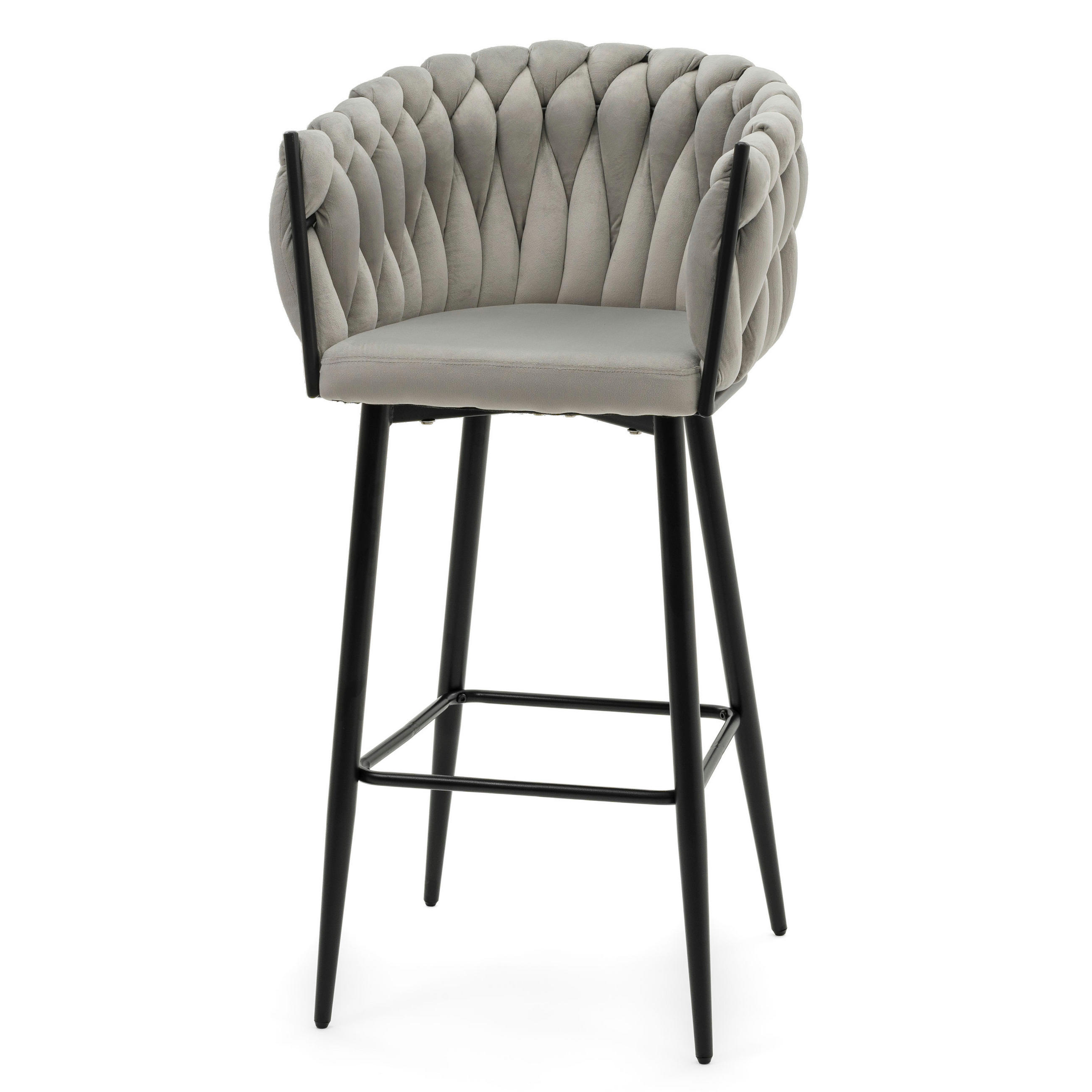 Thumbnail - NEW Home Barhocker, Hellgrau, Metall, 54x95x55 cm, Esszimmer, Barmöbel, Barhocker