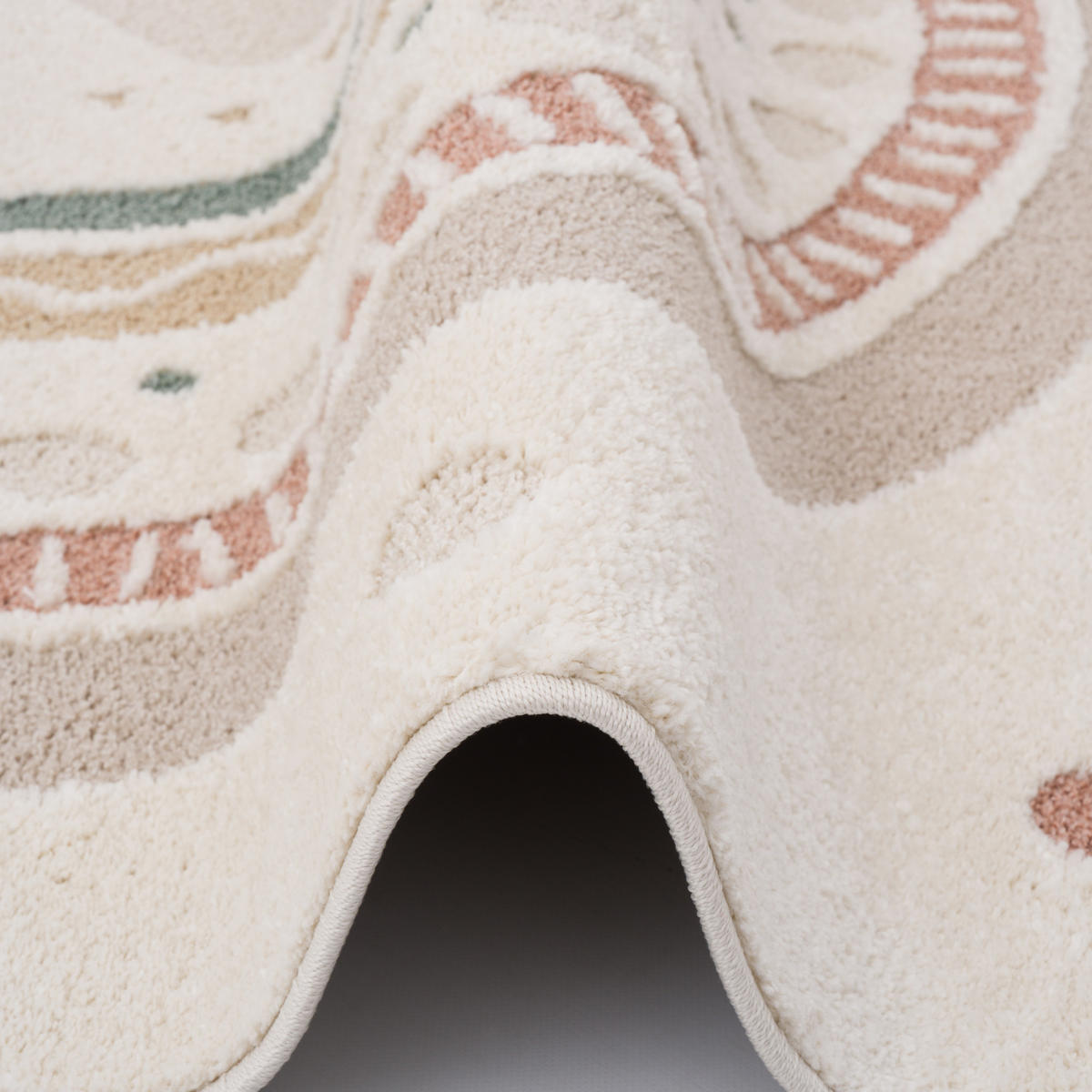KINDER TEPPICH HAPPY KIDS - Weiß, Textil (80/150cm) - Pergamon