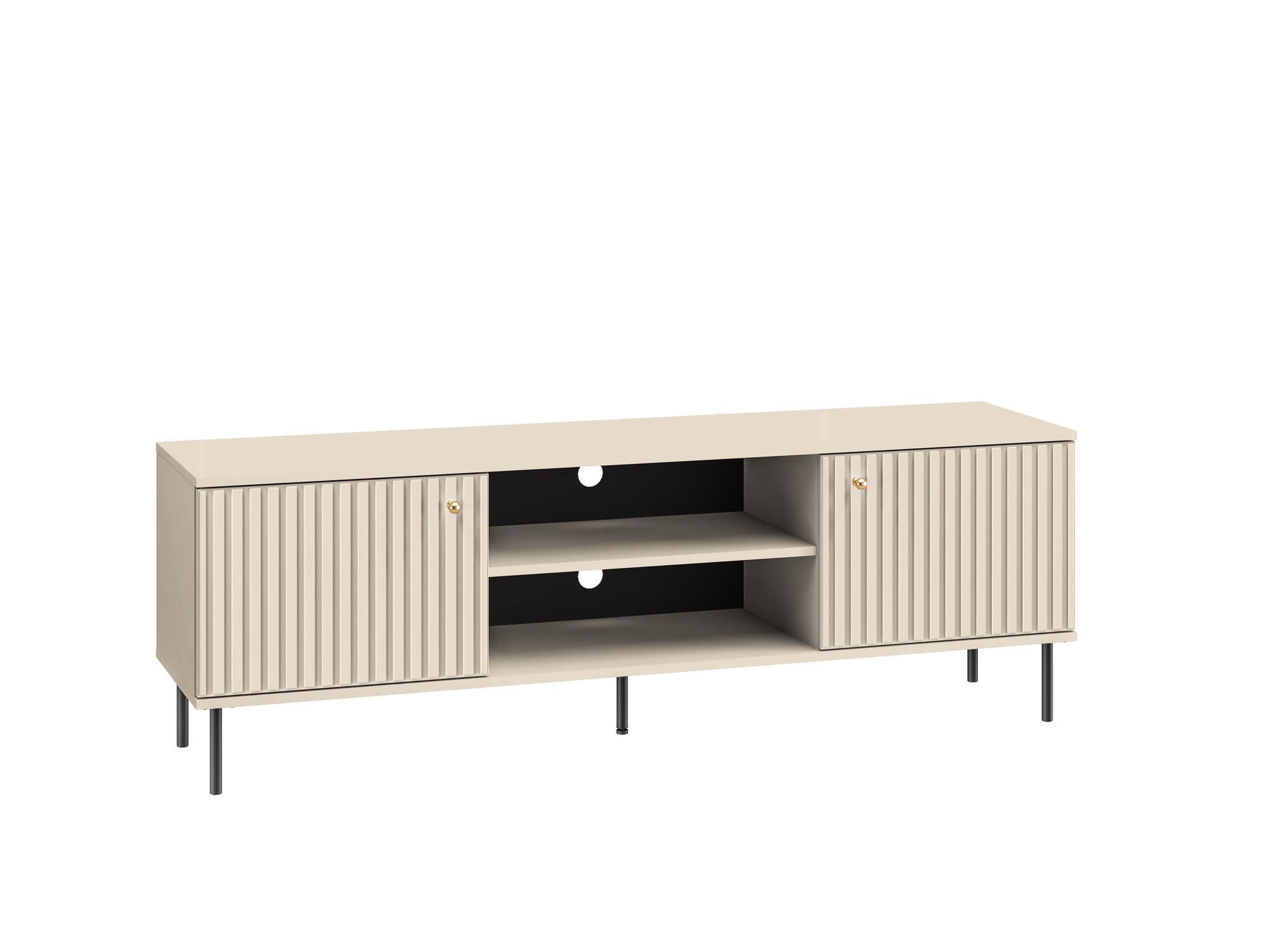 TV-LOWBOARD SOPHIE Beige 160x40x53 cm - Beige, Holzwerkstoff (160/53/40cm) - FURNLUX