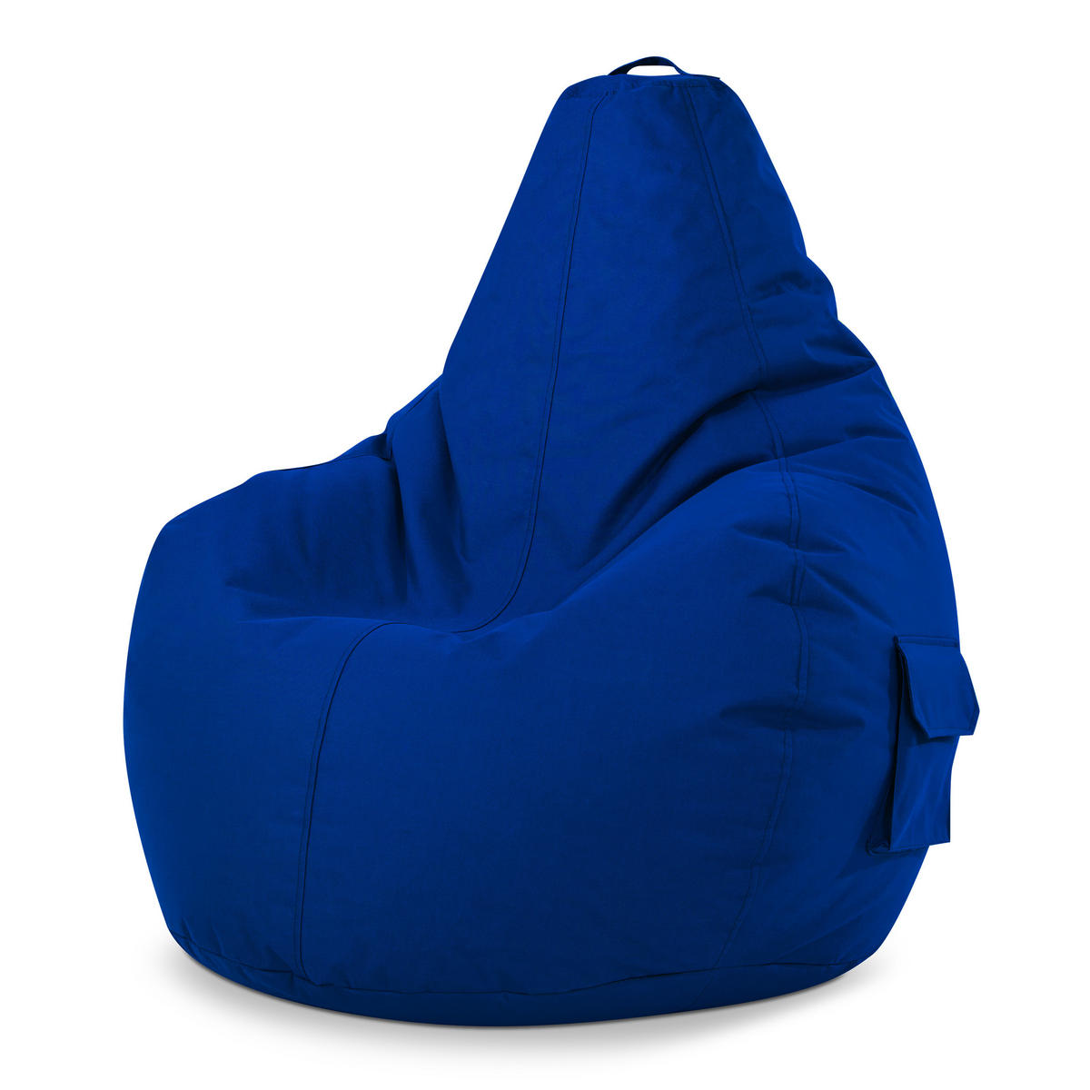 SITZSACK Lounge Chair "Cozy" 80x70x90cm - Blau, Textil (70/90/80cm) - Green Bean