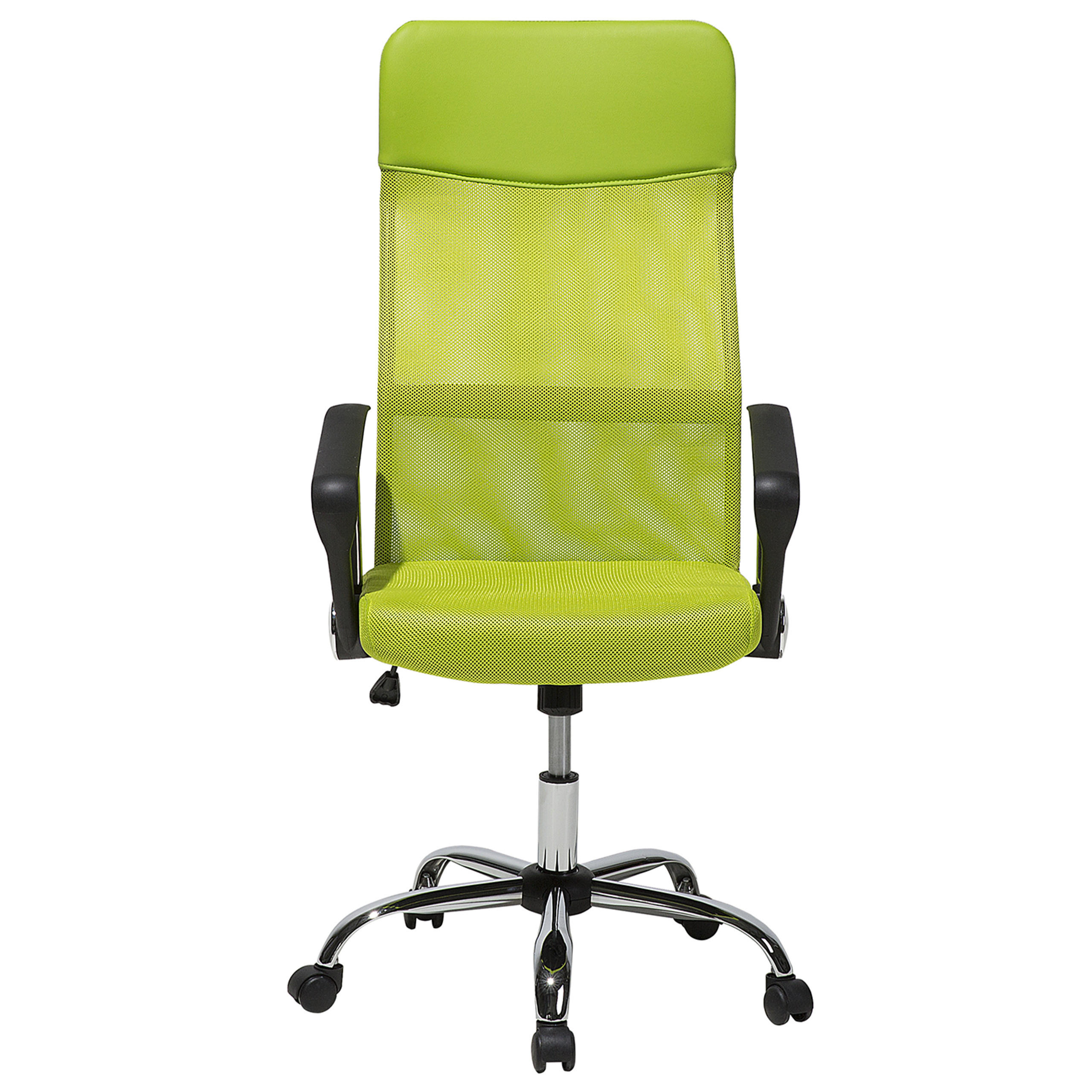 BÜROSTUHL Polyester Grün Design - Grün, Kunststoff/Textil (63/122/63cm) - Beliani