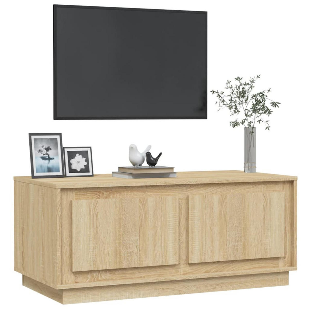 COUCHTISCH Sonoma-Eiche 102x50x44 cm Holzwerkstoff - Braun, Holzwerkstoff (102/50/44cm) - furnicato