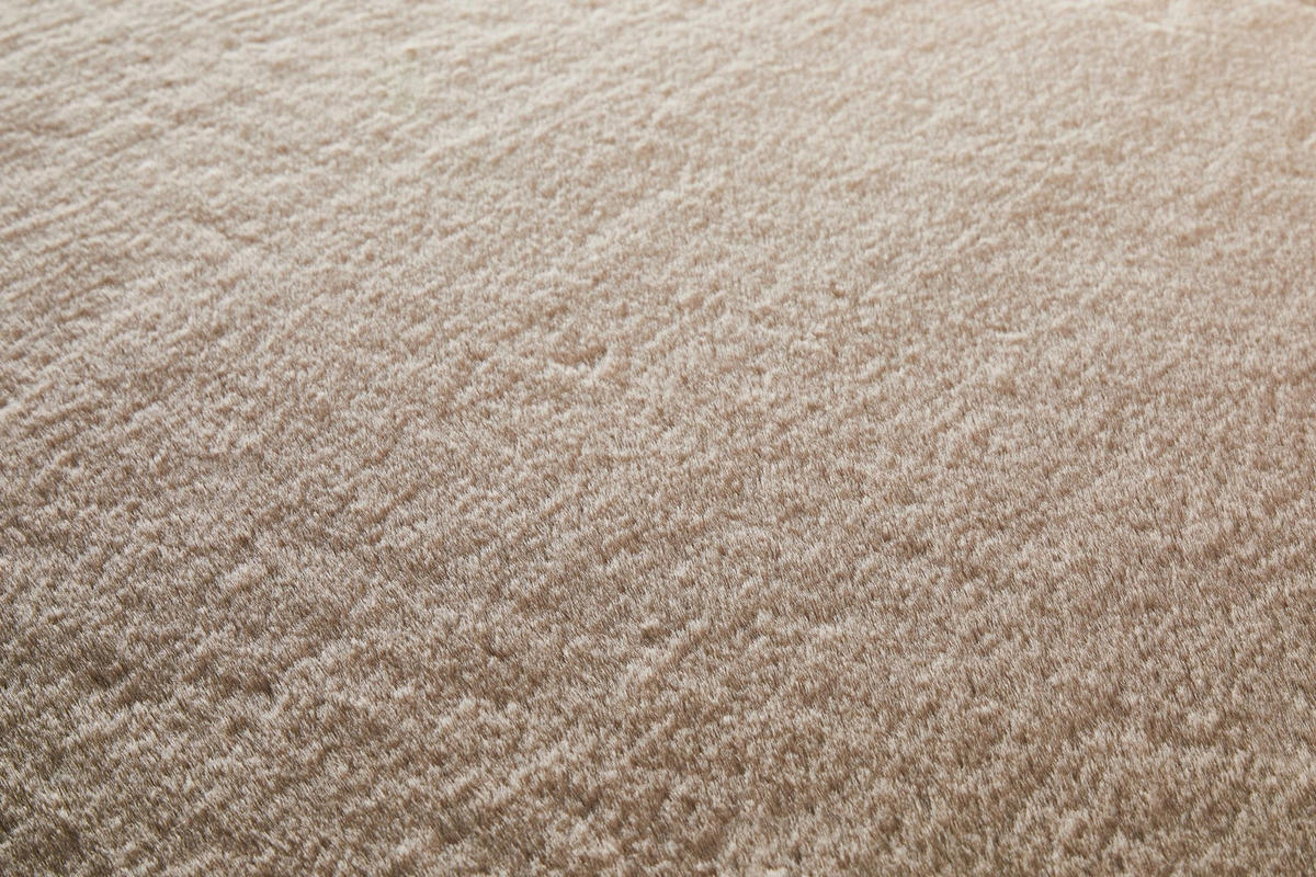 TEPPICH aus Tierhaut bruin - Braun, Textil (120/120cm) - AFK Living