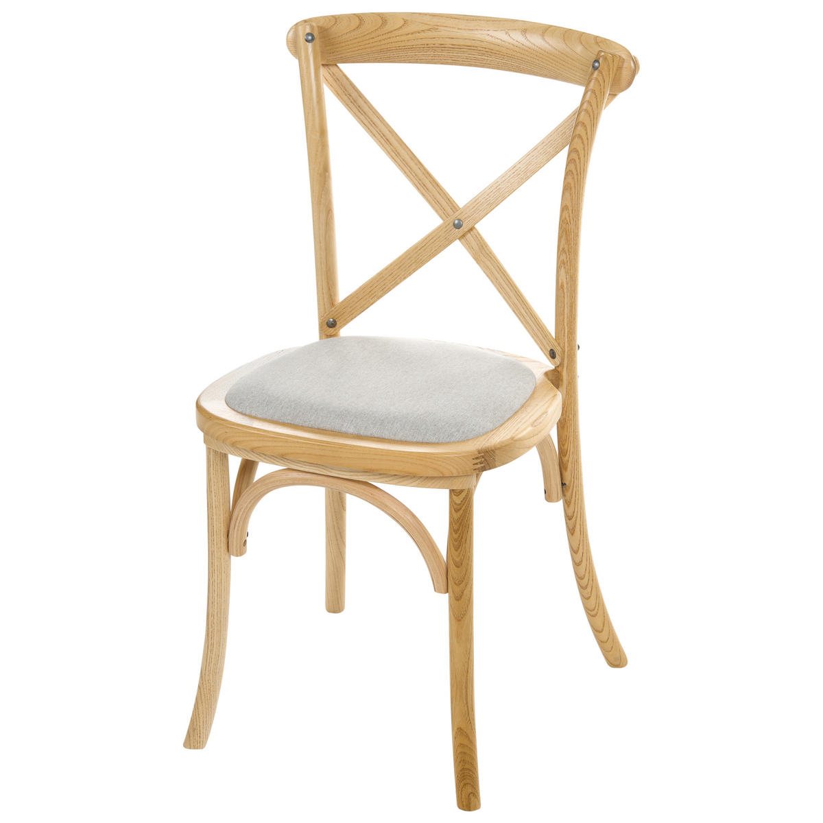 ŽIDLE sada 2 ks Dřevo Světle hnědá/Béžová Lyons - světle hnědá, dřevo (50/88/55cm) - Beliani