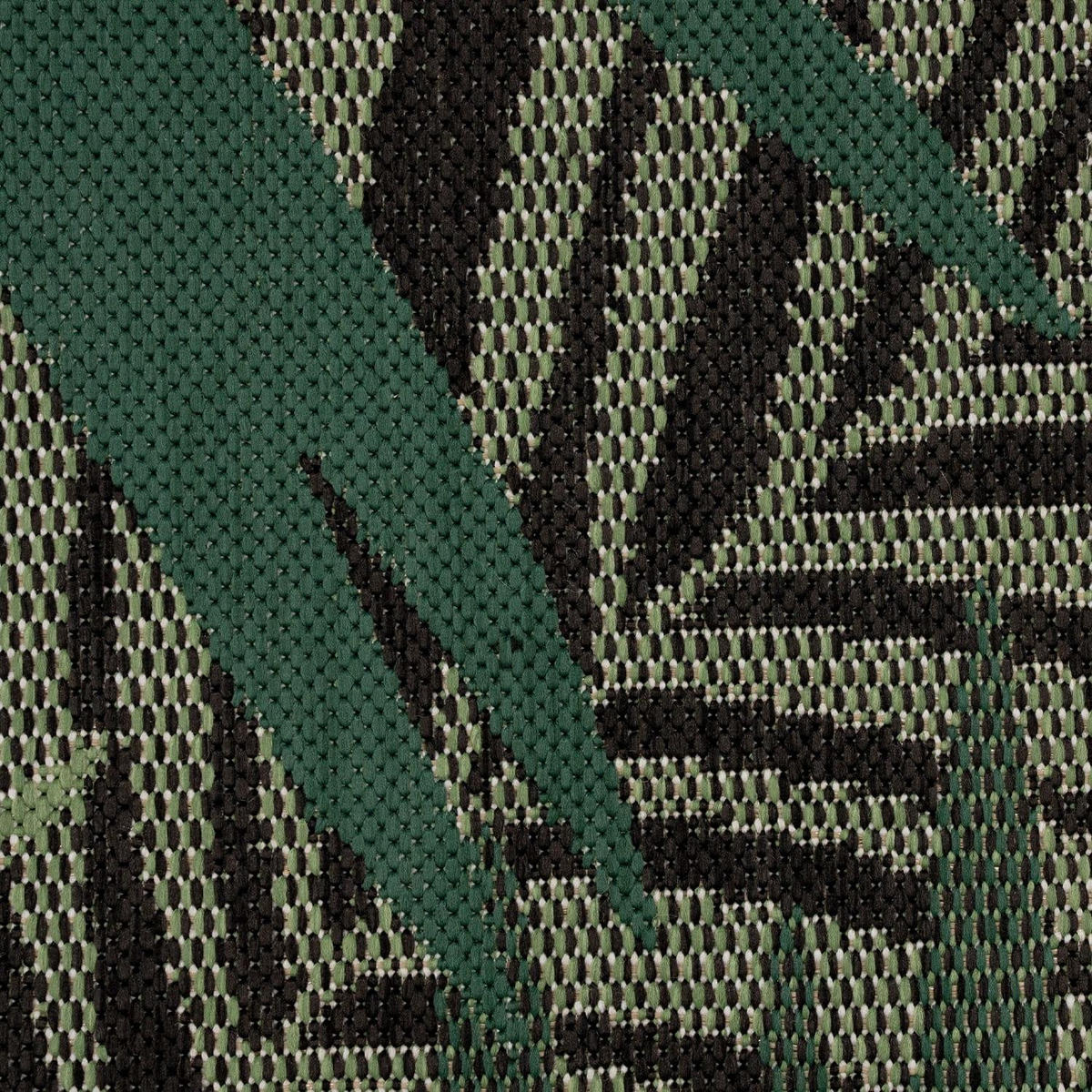 OUTDOOR-TEPPICH OSTENDE 534 SCHWARZ 160D - Schwarz, Kunststoff (160/160cm) - Paco Home