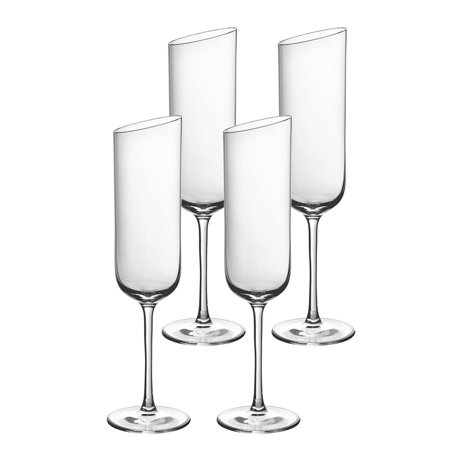 SEKTGLÄSER NewMoon transparent 170 ml 4er Set - Transparent, Glas (0.17L) - Villeroy & Boch