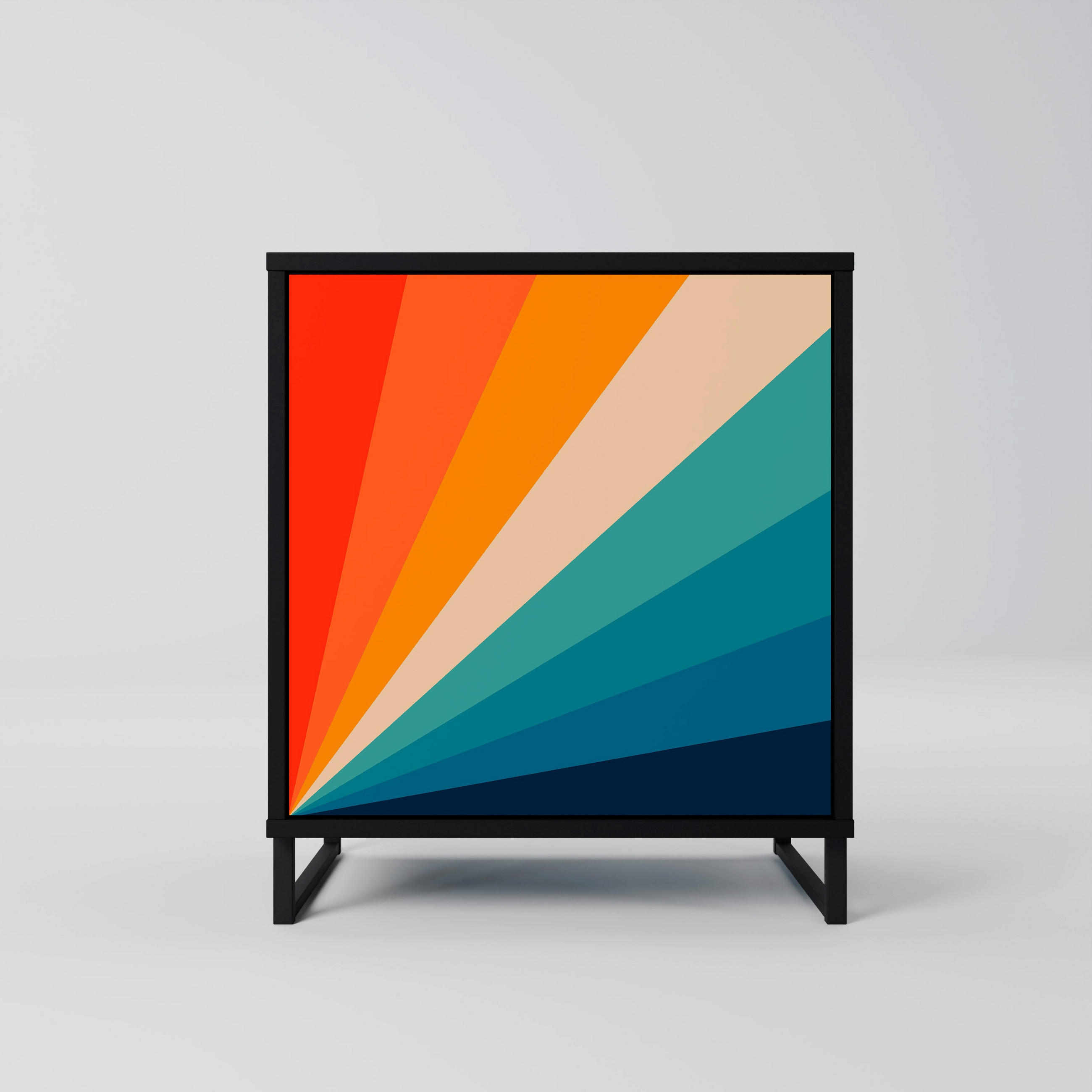 SpaceRebels Sideboard Schwarz 57.5x67.5x42 cm