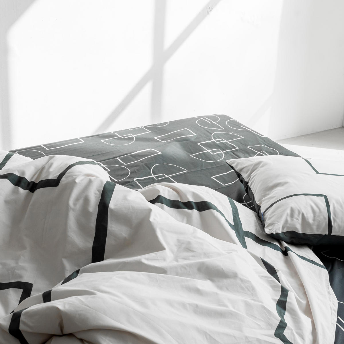 BETTBEZUG serenity 220x220 cm (komfortgrösse) mehrfarbig - Multicolor, Textil (220/220cm) - Happy Friday