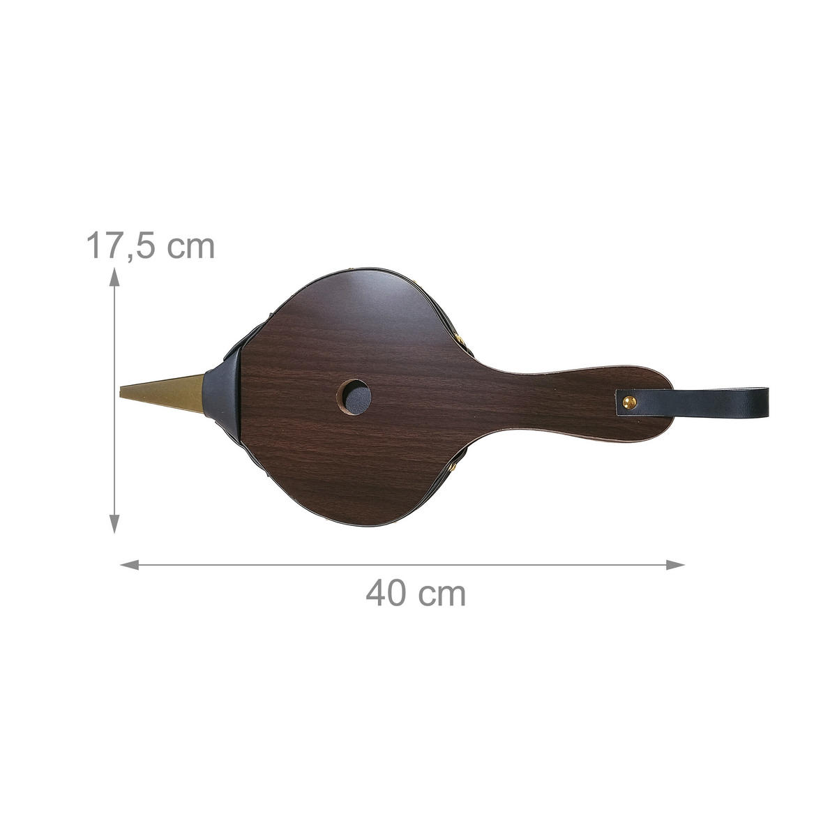 BLASEBALG - Braun, Holzwerkstoff/Kunststoff (17.5/40/4cm) - Relaxdays