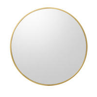 WANDSPIEGEL Løop 60 cm - Goldfarben, Metall (60/60/2.5cm) - SCENA LIVING