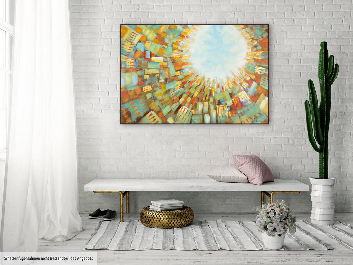 ÖLGEMÄLDE 120/80 cm - Braun, Holz/Textil (120/80cm) - KUNSTLOFT
