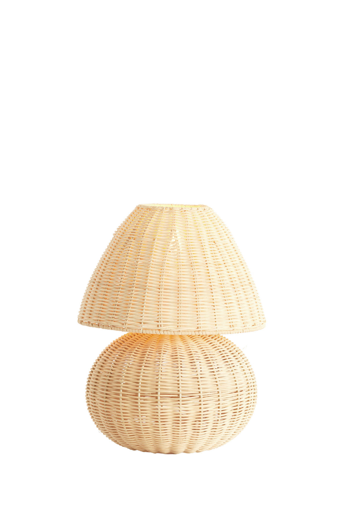TISCHLAMPE Mavon Braun 27.5/27.5/35 cm - Naturfarben, Holz (27.5/27.5/35cm) - Light & Living