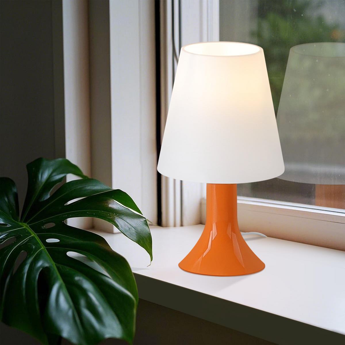 TISCHLEUCHTE Naumov (2er-Set) - Orange, Kunststoff (24.5/9/13cm) - Nettlife