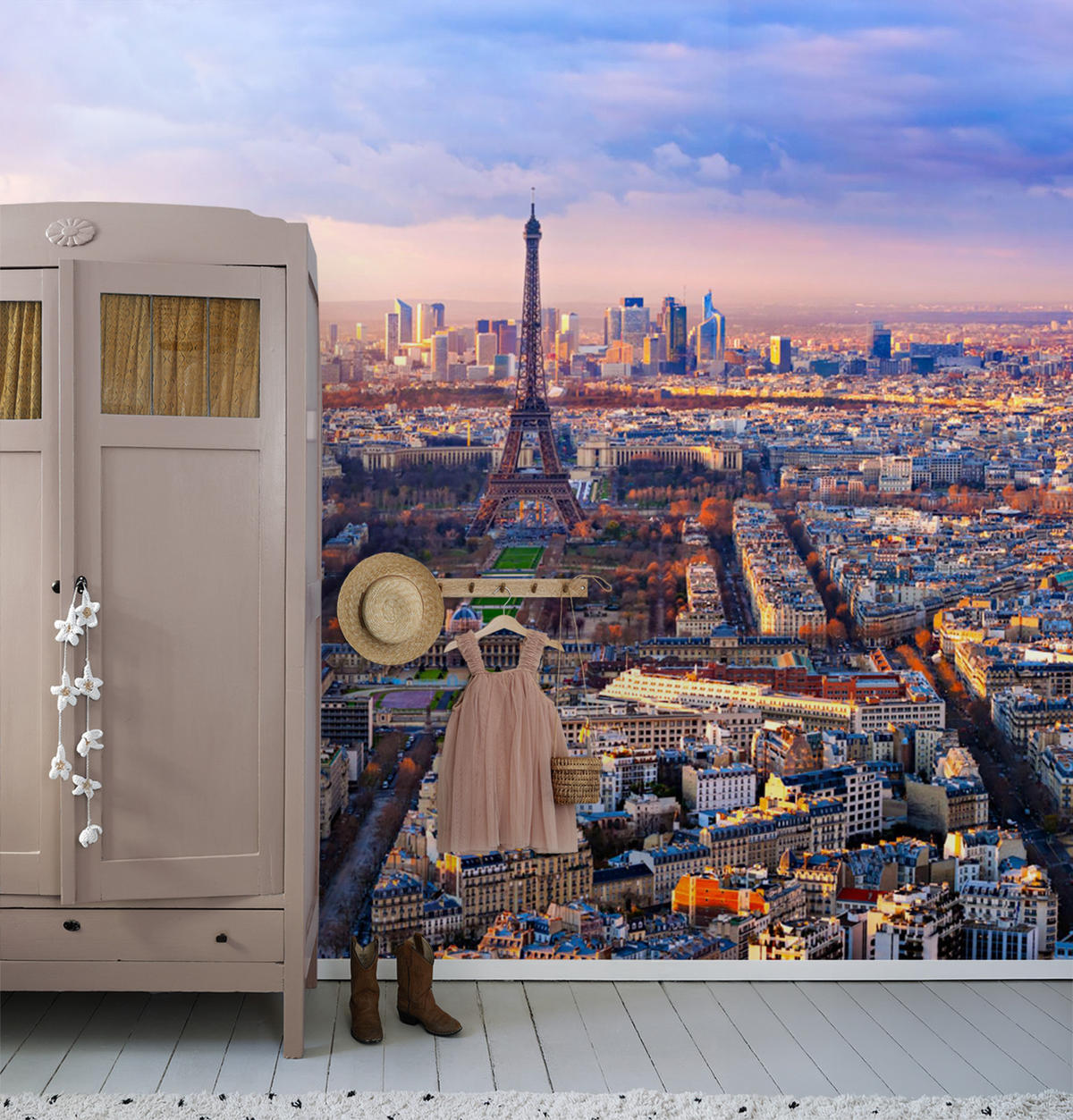 FOTOTAPETE Paris Ansicht 375 x 270 cm - Multicolor, Papier (375/270cm) - Sanders & Sanders