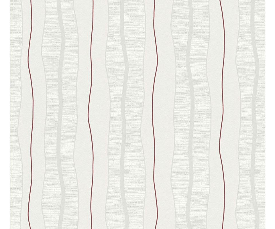 VLIESTAPETE Beige 53/1005 cm - Beige/Rot, Textil (53/1cm) - KUNSTLOFT