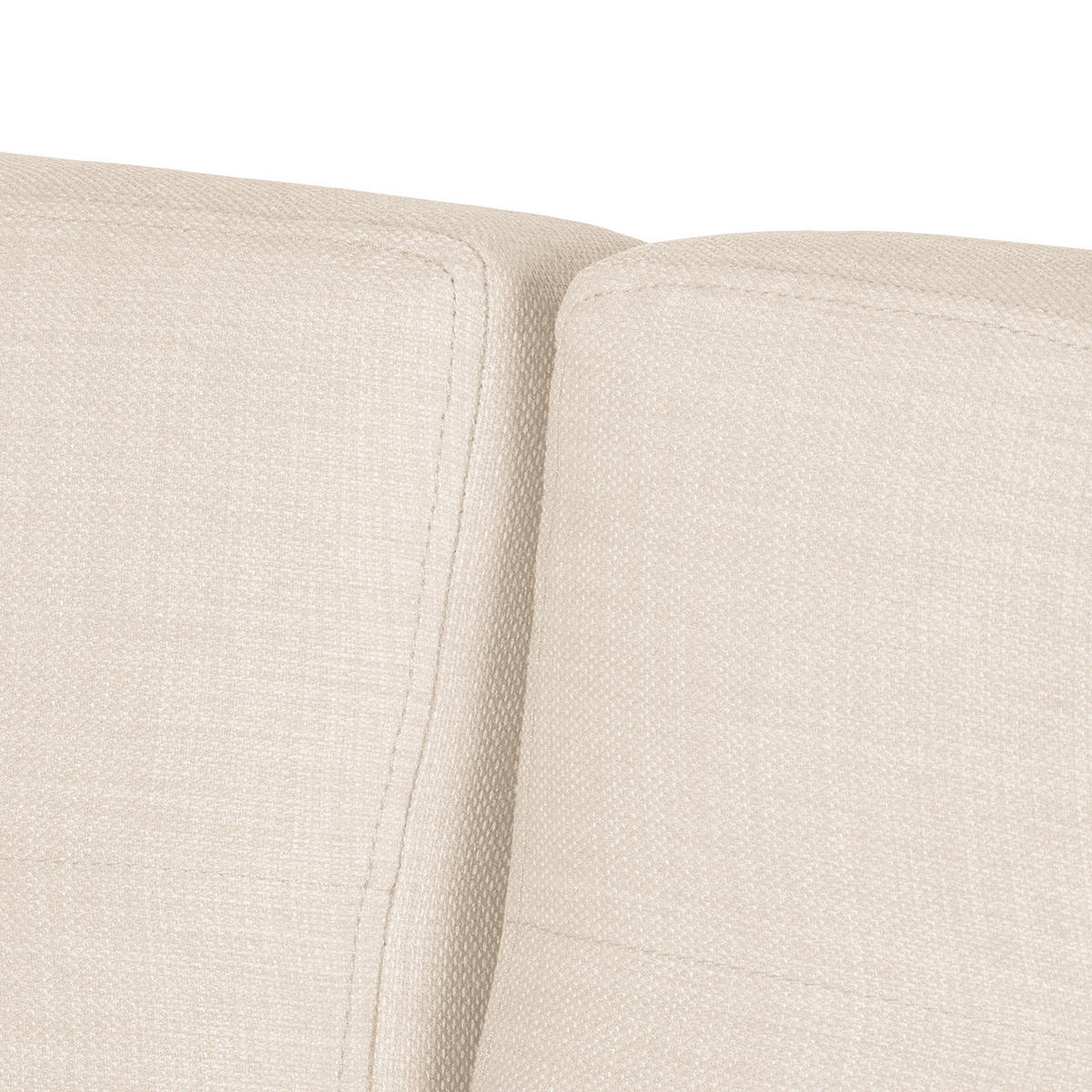 2-SITZER SOFA - Webstoff - Beige, Textil (179/80/88cm) - home24