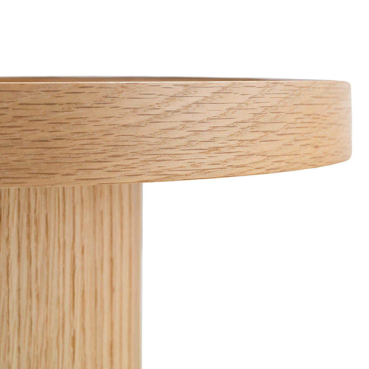 BEISTELLTISCH - Echtholzfurnier - Eichefarben, Holzwerkstoff (50/50/40cm) - home24